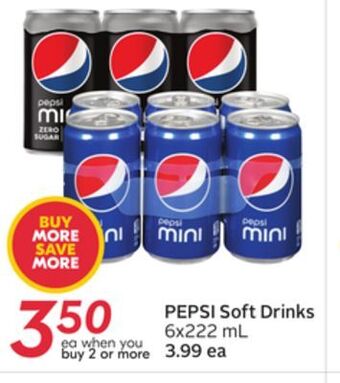 Sobeys Pepsi soft drinks offer