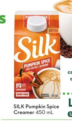 Sobeys Silk pumpkin spice creamer offer
