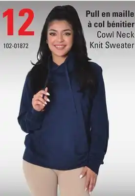 Sushi Shop Cowl neck knit sweater offer