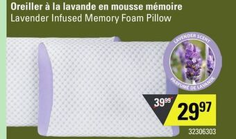Sushi Shop Lavender infused memory foam pillow offer