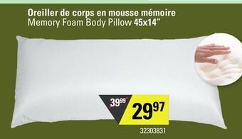 Sushi Shop Memory foam body pillow 45x14" offer