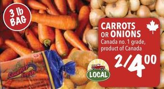 Farm Boy Carrots or onions offer