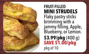 Farm Boy Fruit-filled mini strudels offer