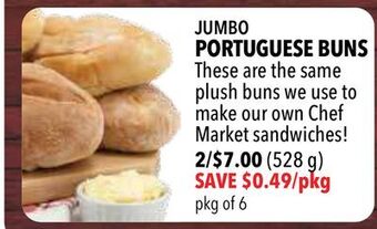 Farm Boy Jumbo portuguese buns offer