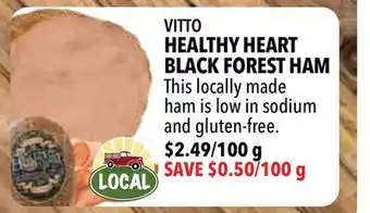 Farm Boy Vitto healthy heart black forest ham offer