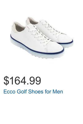 Costco Ecco golf shoes for men offer