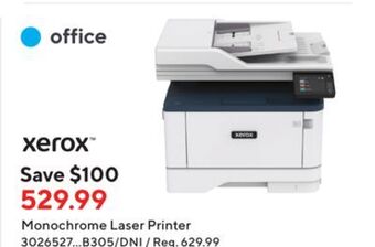 Staples Xerox monochrome laser printer offer