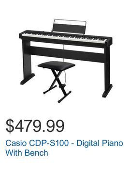 Costco Casio cdp-s100 - digital piano with bench offer