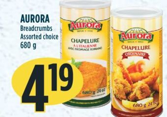 Marché Adonis Aurora breadcrumbs offer