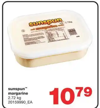 Wholesale Club Sunspun™ margarine, 2.72 kg offer