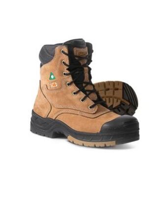 Mark's Women's 8 inch quad comfort basic steel toe composite plate nubuck leather work boots - brown offer