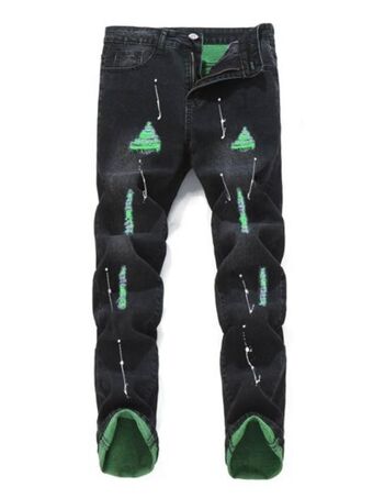 SheIn Romwe guys ripped jeans offer