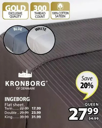 JYSK Ingeborg (flat sheet) offer
