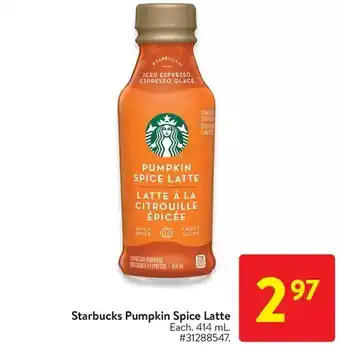 Walmart Starbucks pumpkin spice latte offer