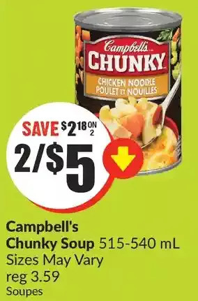 FreshCo Campbell's chunky soup offer