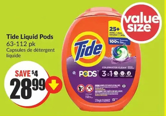 FreshCo Tide liquid pods offer