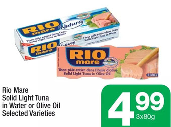 Highland Farms Rio mare solid light tuna in water or olive oil offer