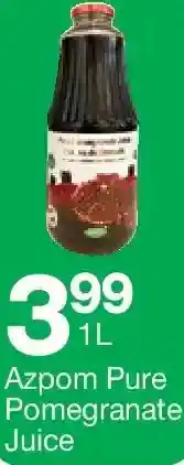 Highland Farms Azpom pure pomegranate juice offer