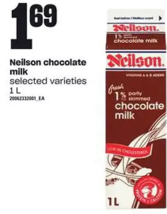 Loblaws Neilson chocolate milk offer