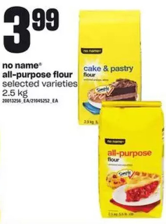 Loblaws No name all-purpose flour offer