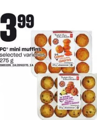 Zehrs Markets Pc mini muffins offer