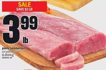 Independent Grocer Pork tenderloin offer