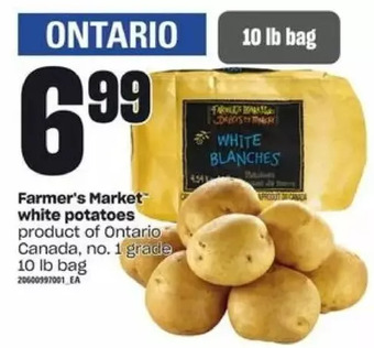 Independent Grocer Farmer's market white potatoes offer