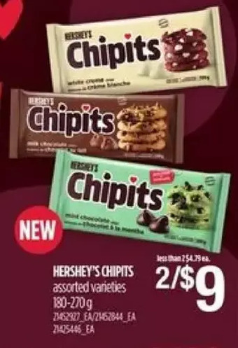 Independent Grocer Hershey's chipits offer