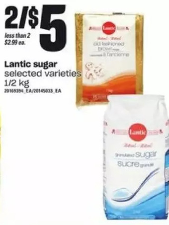 Independent Grocer Lantic sugar offer