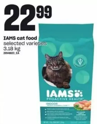 Independent Grocer Iams cat food offer