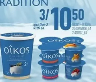 Independent Grocer Oikos offer