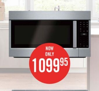 The Brick Bosch 500 series over-the-range microwave hmv5053c offer
