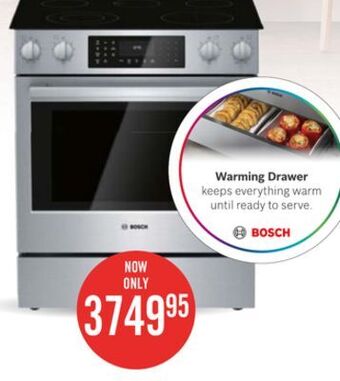 The Brick Bosch 4.6 cu. ft. 800 series electric range - hei8056c offer