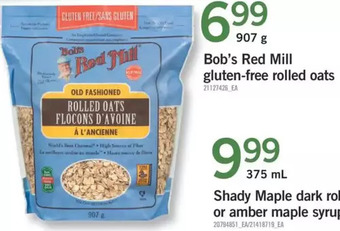 Fortinos Bob's red mill gluten-free rolled oats offer