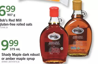 Fortinos Shady maple dark robust or amber maple syrup offer