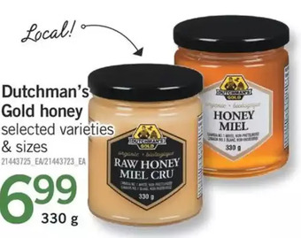 Fortinos Dutchman's gold honey offer