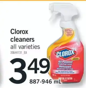 Fortinos Clorox cleaners offer
