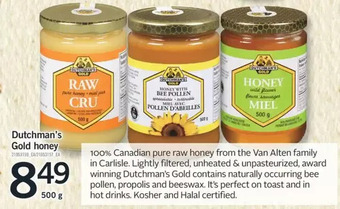 Fortinos Dutchman's gold honey offer