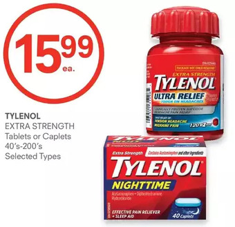 Guardian Pharmacy Tylenol extra strength tablets or caplets offer
