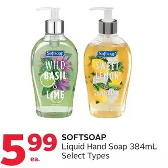 Rexall Softsoap liquid hand soap offer