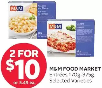 Rexall M&m food market entrées offer