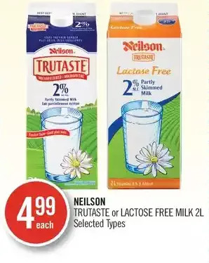 Shoppers Drug Mart Neilson trutaste or lactose free milk offer