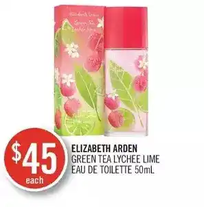 Shoppers Drug Mart Elizabeth arden green tea lychee lime eau de toilette offer