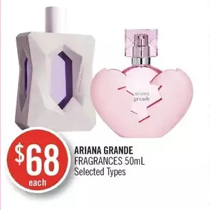 Shoppers Drug Mart Ariana grande fragrances offer