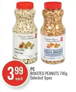 Shoppers Drug Mart Pc roasted peanuts offer