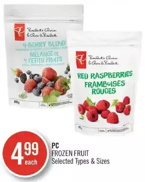 Shoppers Drug Mart Pc frozen fruit offer