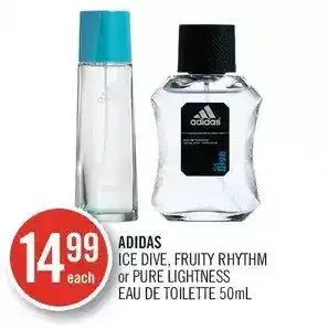 Shoppers Drug Mart Adidas ice dive, fruity rhythm or pure lightness eau de toilette offer
