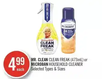 Shoppers Drug Mart Mr. clean clean freak or microban household cleaner offer
