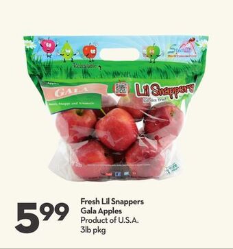 Longo's Fresh lil snappers gala apples offer