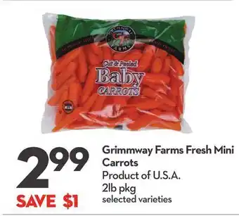 Longo's Grimmway farms fresh mini carrots offer